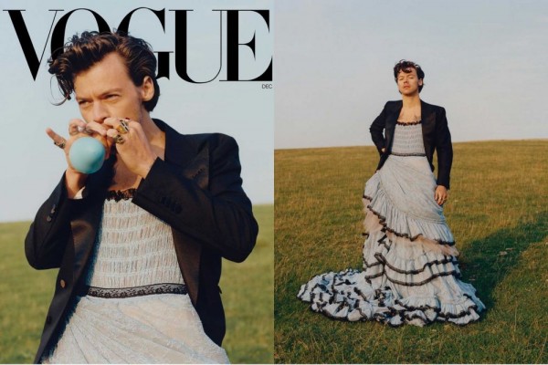 Harry Styles Pakai Gaun di Vogue, Dikecam dan Dibela